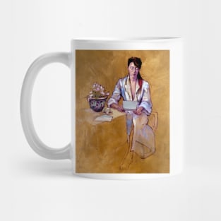 The Letter : oil painting on stretched canvas Mug